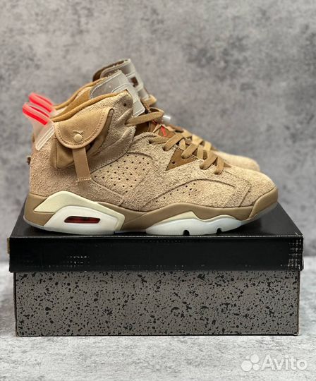 Кроссовки Nike Air Jordan 6 retro travis scott