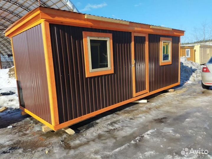 Новые деревянные бытовки с рассрочкой до 12 месяцев