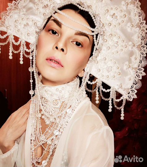 Кокошник свадебный для фотосессии