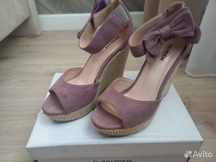 Босоножки женские 37 размер велюр