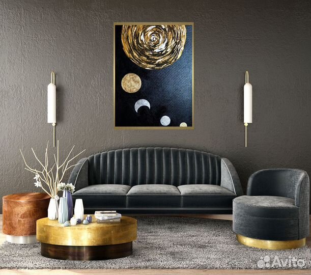 Интерьерная картина абстракция