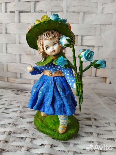 Коллекционная ватная куколка