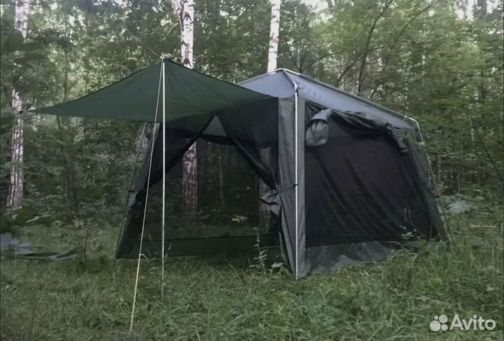 Шатер усиленный палатка сеткой и стенками 320 x