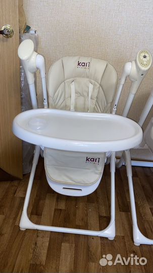 Электрокачели стульчик для кормления 2 в 1