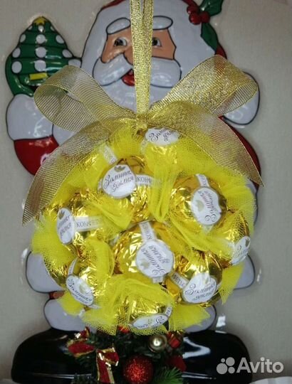 Шар из конфет