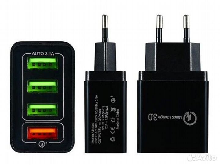 Зарядные устройства / Сетевые адаптеры USB