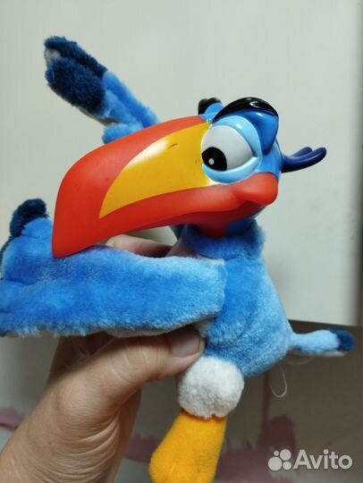 Винтаж 1994 Walt Disney Matte Зазу Хорнбилл Птица