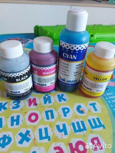 Чернила для принтера hp