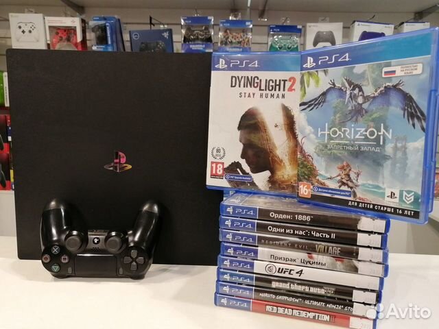 PS4 Pro + огромный выбор топовых игр и новинок