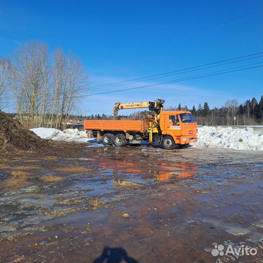 Услуги манипулятора камаз