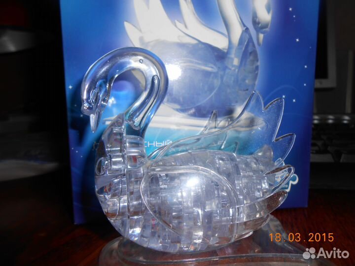 3D-пазл кристалл Прекрасный лебедь