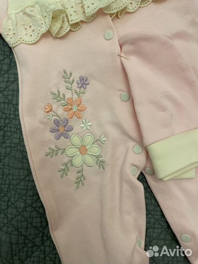 Нательный комбинезон 56-68