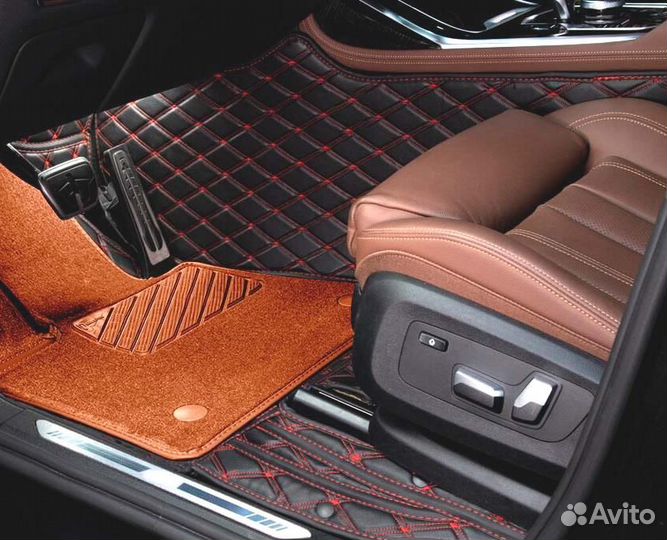 3D Коврики Exeed Салон Багажник из Экокожи