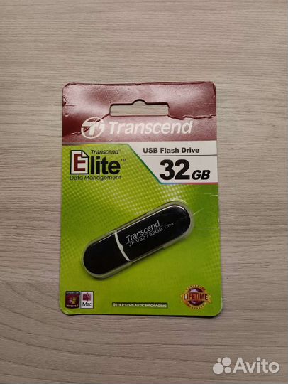 Флешка usb 32гб Transcend