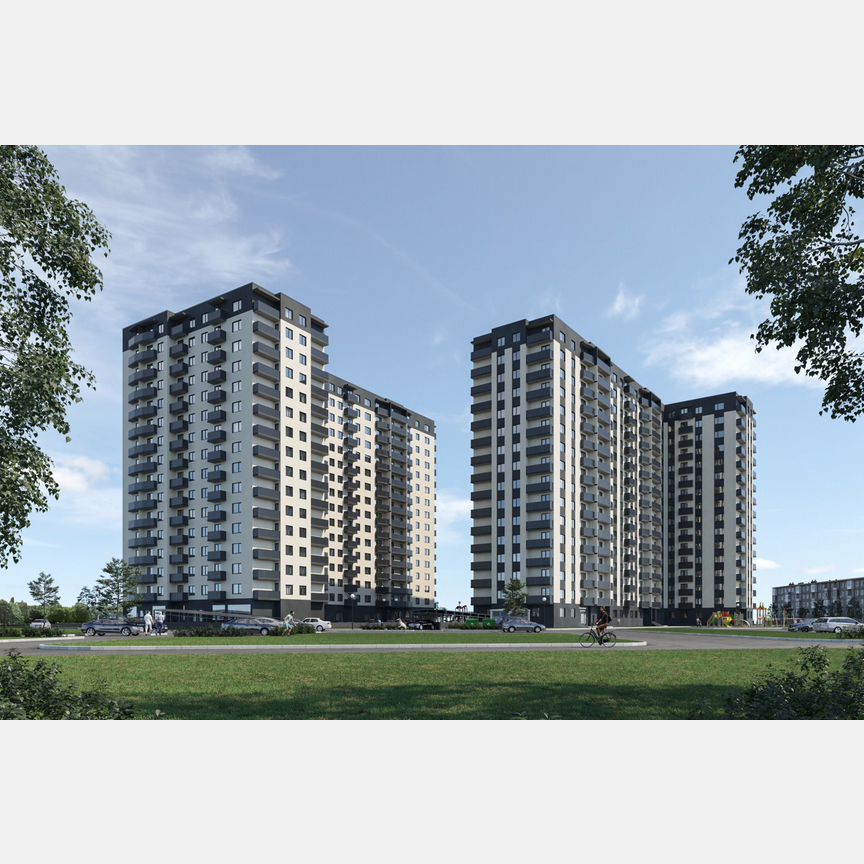 Квартира-студия, 33,6 м², 9/16 эт.