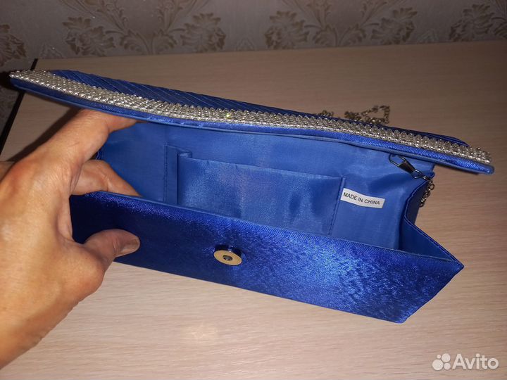 Клатч синего цвета