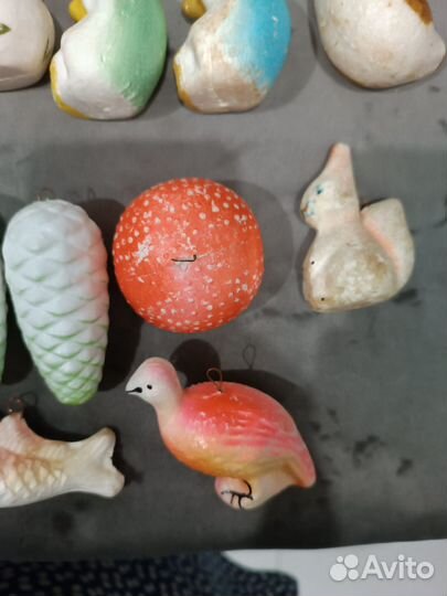 Елочные игрушки пенопласт СССР