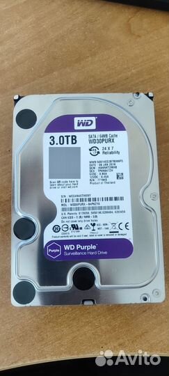 Жёсткий диск WD 30 purx 3TB