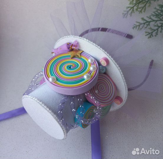 Ободок шляпка 