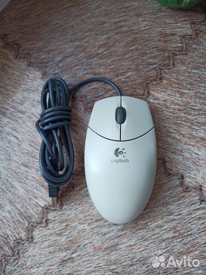 Мышь logitech проводная N231 оптическая USB