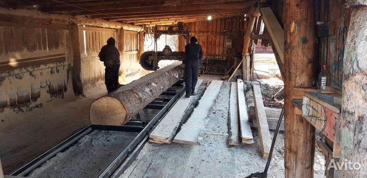 Рамщик, подсобник ленточной пилорамы