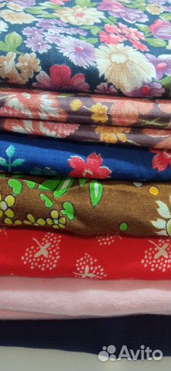 Ткань. Отрезы из СССР. гост(хлопок, байка)