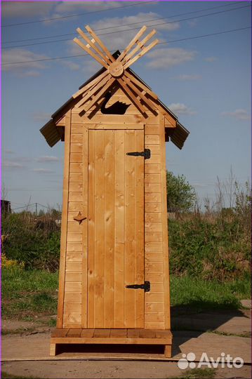 Дачный туалет с установкой