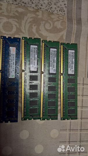 Модули памяти DDR, DDR2, DDR3