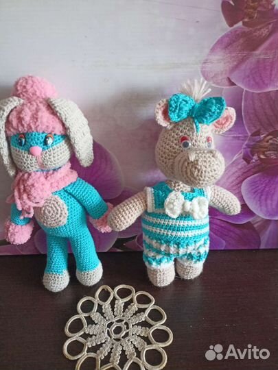 Вязаные игрушки ручной работы