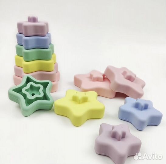 Пирамидка из пищевого силикона