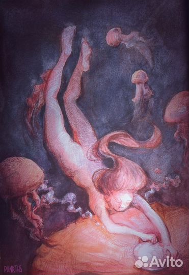 Акварельная картина на заказ