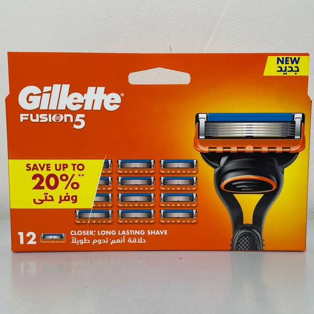 Gillette Fusion кассеты для бритья 12 шт, Германия