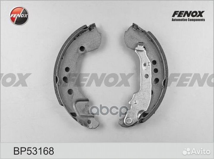 Колодки тормозные барабанные зад прав/лев B