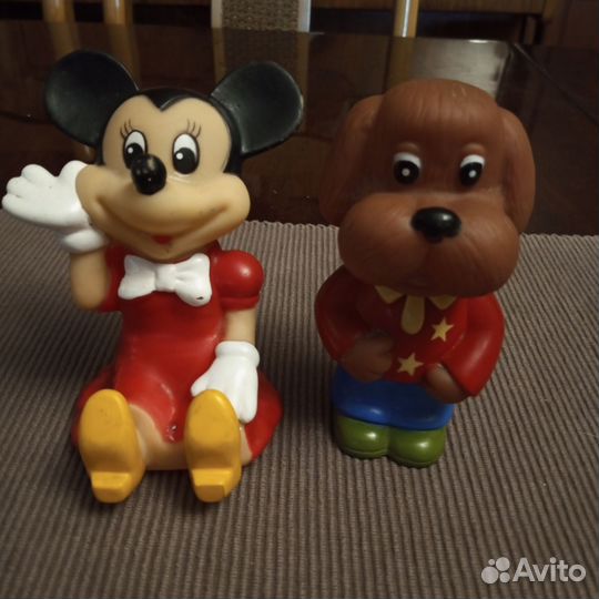 Резиновые игрушки времен СССР