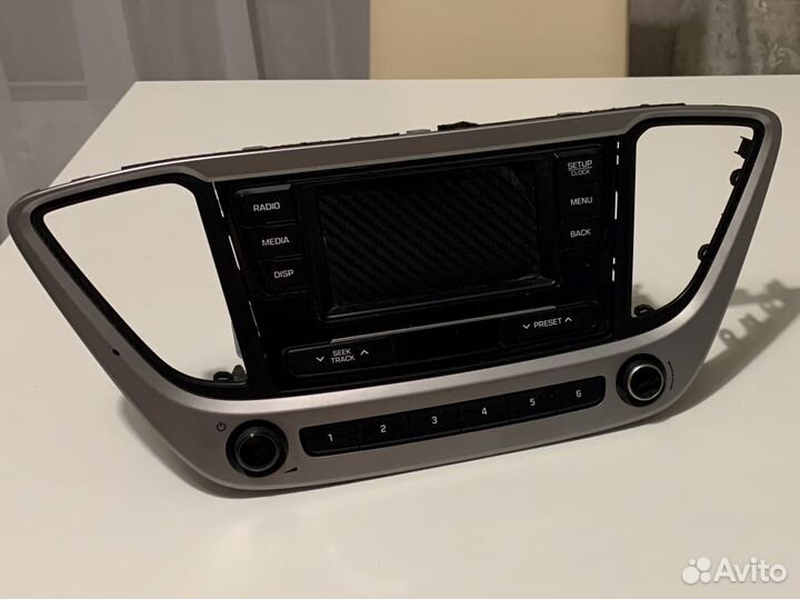 Магнитола штатная на хендай солярис 2