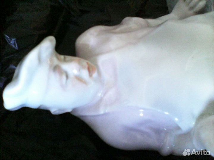 Статуэтка лфз Повар и кот фарфор СССР