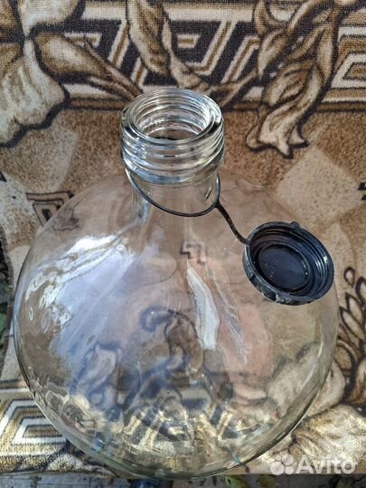 Бутыль стеклянная 50 литров