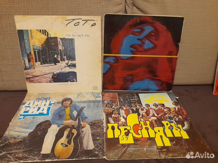 Виниловые пластинки за 100