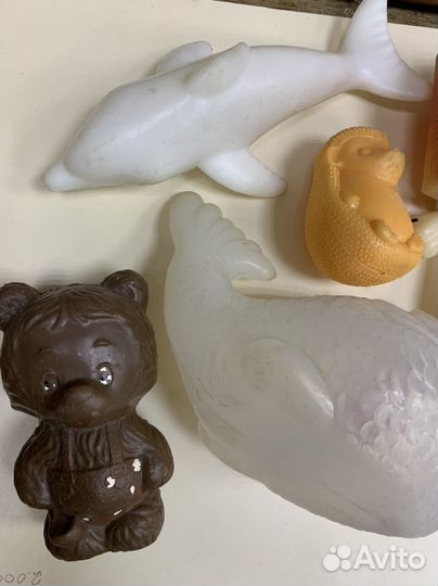 Игрушка. Дутыш. Пласмасса. СССР. 6 штук