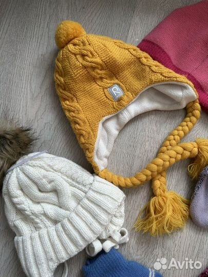 Шапки пакетом для девочки