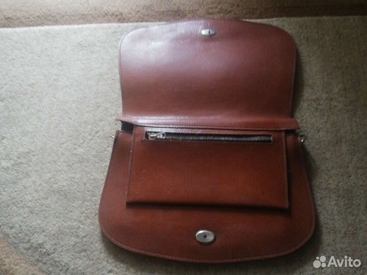 Сумка клатч натуральная кожа СССР