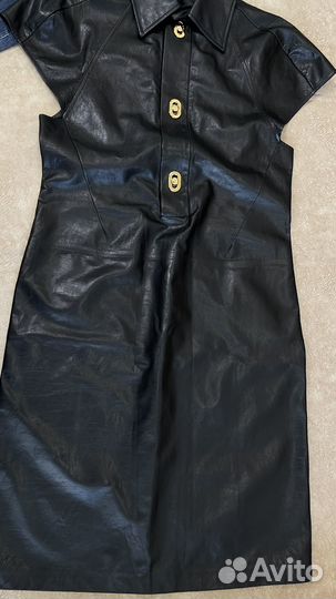 Кожаное платье