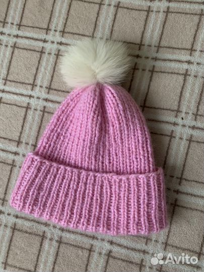 Шапка зимняя для девочки 52 54 новая