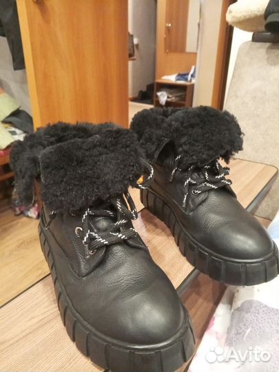Ботинки женские зимние 40 размер кожа натуральная