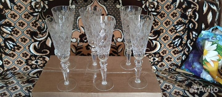 Рюмки времён СССР. Хрусталь и стекло