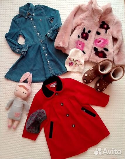 Детские вещи пакетом для девочки 104- 110 рост