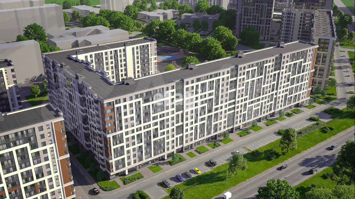 Квартира-студия, 28,2 м², 4/12 эт.