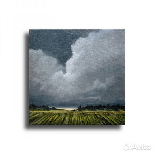 Картина пейзаж гроза