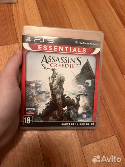 Диск для PS3 с игрой Assassins creed 3