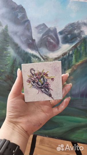 Магнитики на холодильник картина